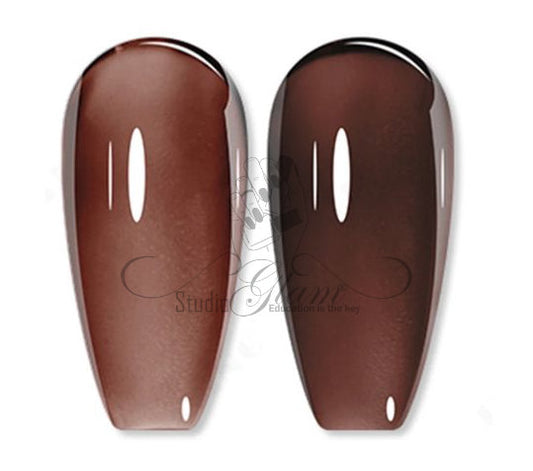 Crystal Glass polish HEMA/TPO FREE (Brownie)