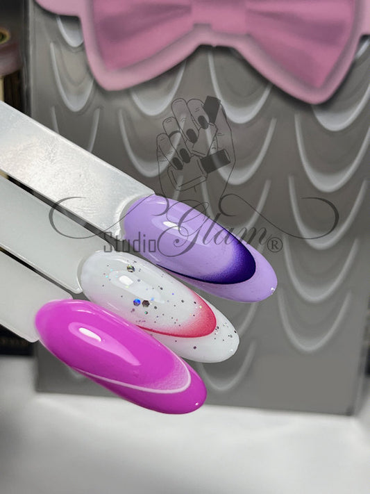 Vervaagde smile line (oker) stickers