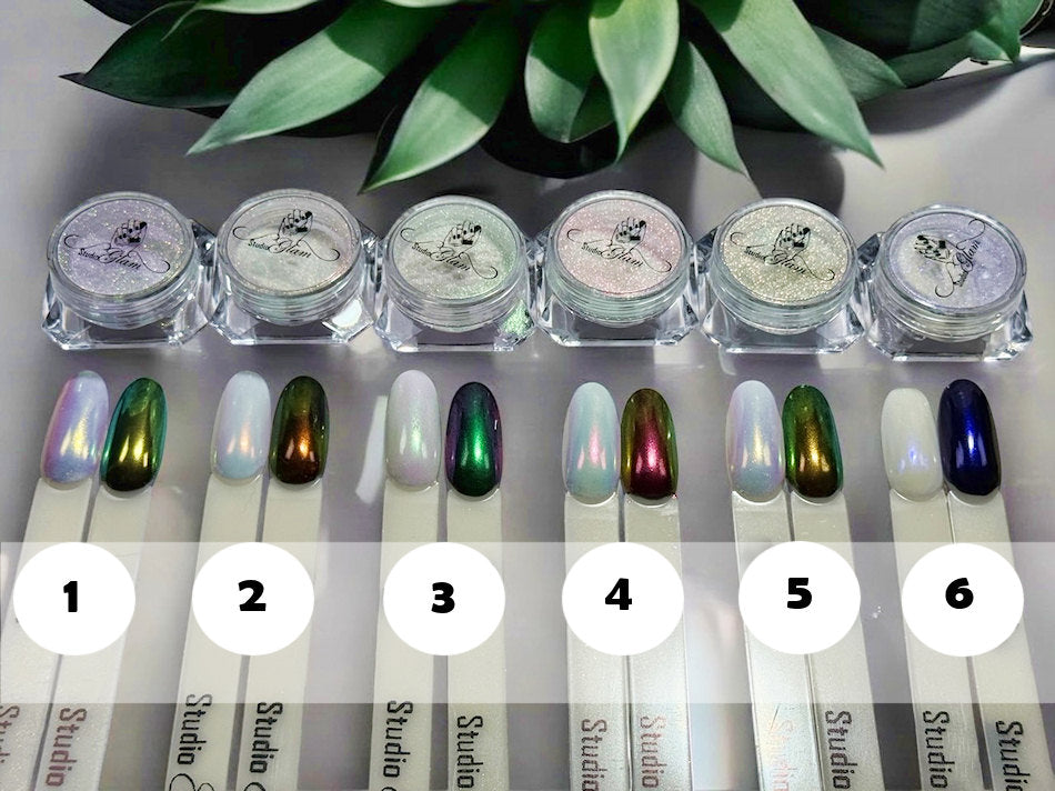 Aurora pigmenten (set van 6)