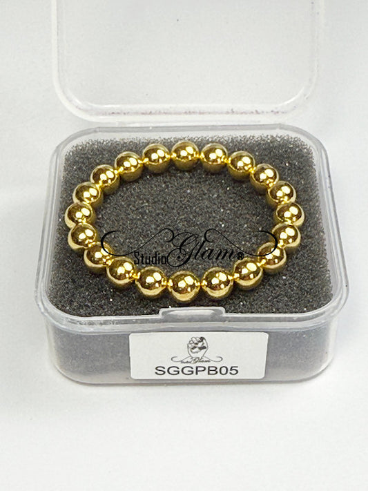 Glam magneet balletjes (Goud kleur)