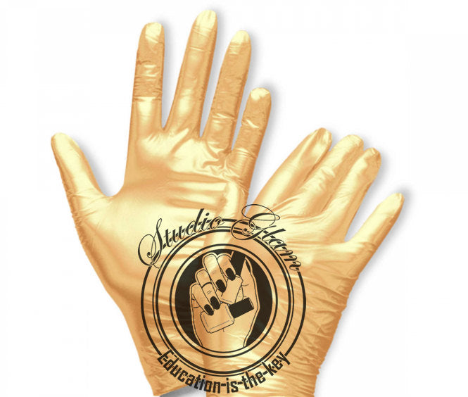 Nitril Soft GLAM goud (M)