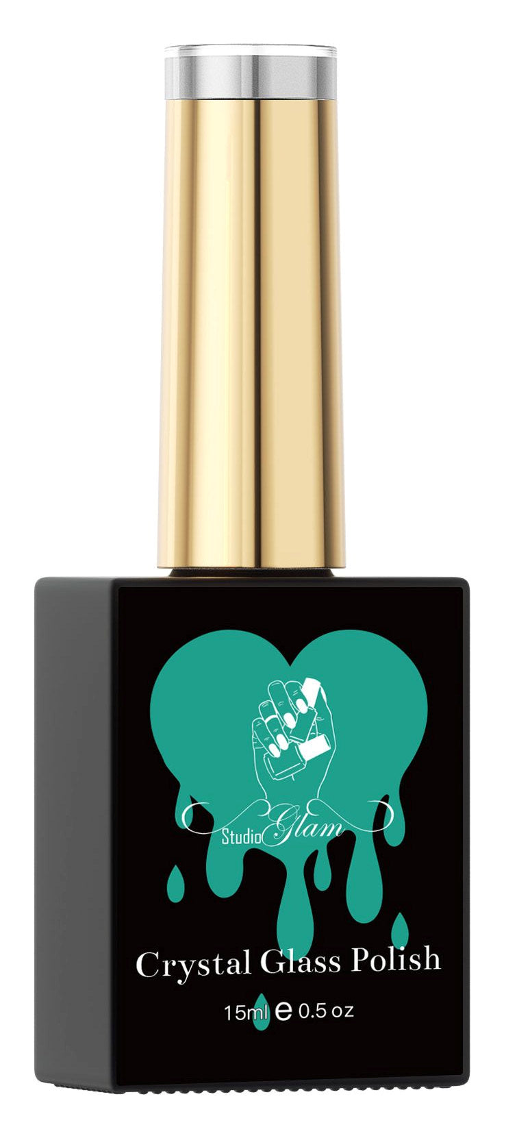 Crystal Glass polish HEMA/TPO FREE  (Aqua)