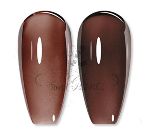 Crystal Glass polish HEMA/TPO FREE  (Brownie)