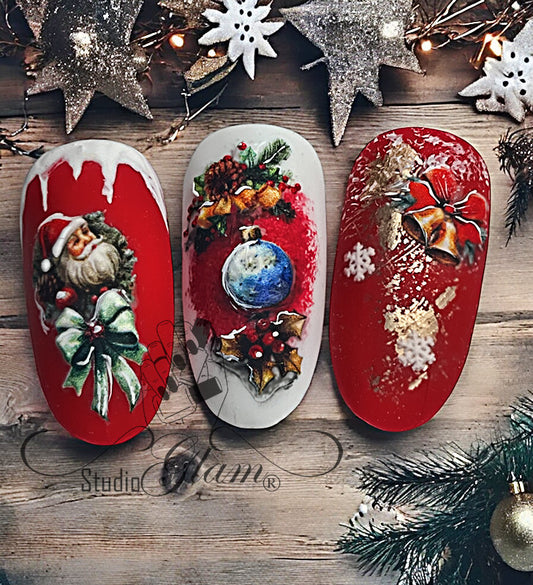 3D Stickers Kerst