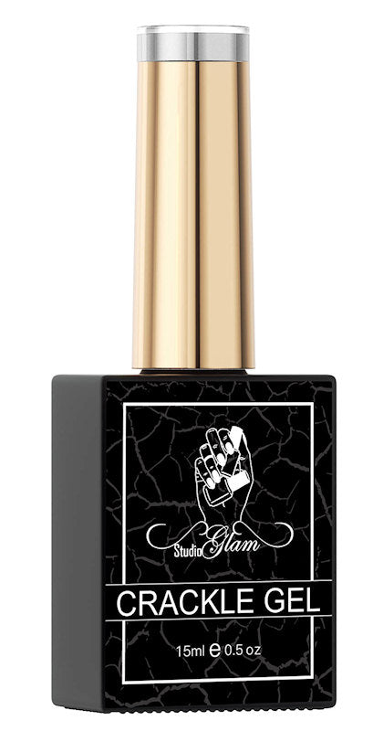 SG Crackle (gel) polish Zwart HEMA/TPO free
