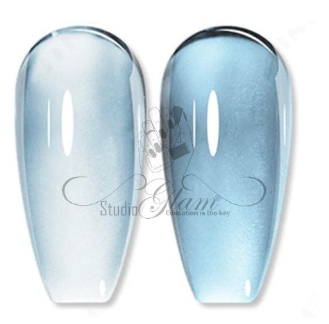 Crystal Glass polish HEMA/TPO FREE  (Baby blauw)