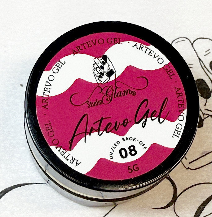 Artevo gel 08 HEMA/TPO vrij