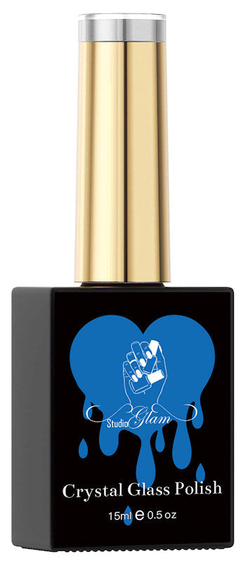 Crystal Glass polish HEMA/TPO FREE  (Blauw)