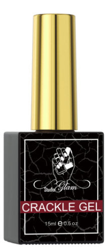 SG Crackle (gel) polish Donker rood HEMA/TPO free
