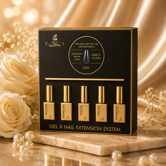 Studio Glam Gel X Nail Extension System (Coffin)