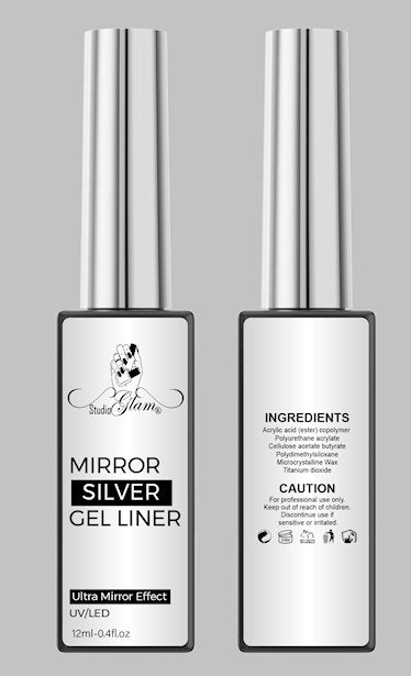 Mirror Silver Gel Liner HEMA/TPO vrij