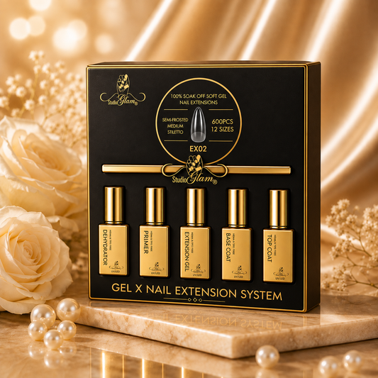 Studio Glam Gel X Nail Extension System (Stiletto)