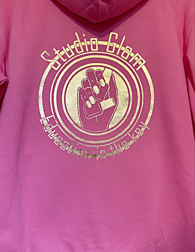 Glam Hoodie pink 