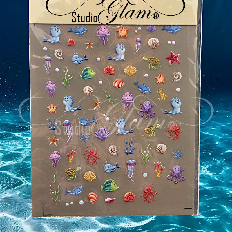 3D Stickers Sea world (Multi)