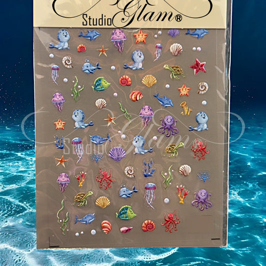 3D Stickers Sea world (Multi)