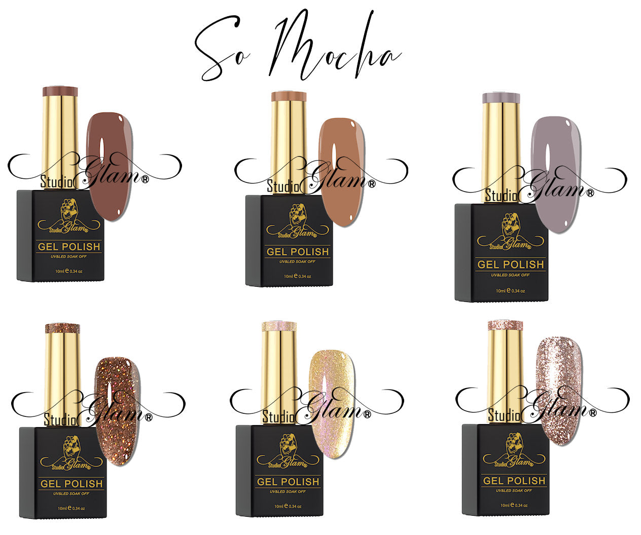 Gelpolish collectie "So Mocha" HEMA/TPO free