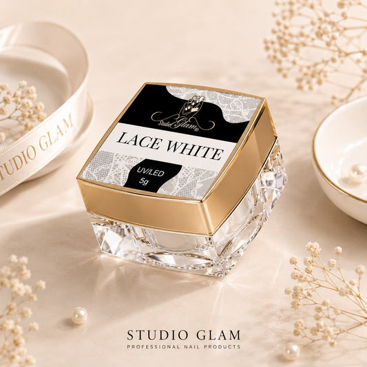 Lace gel White
