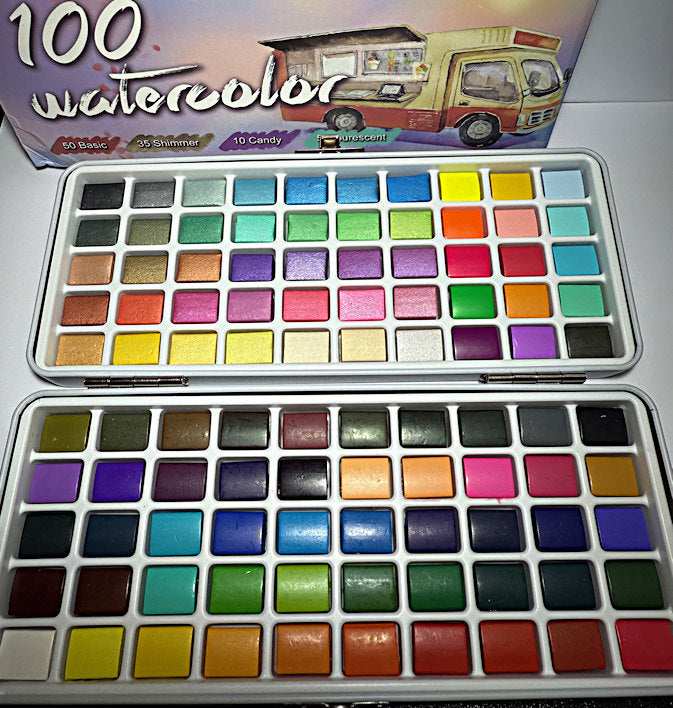 Aquarel/watercolor  (100 colors)
