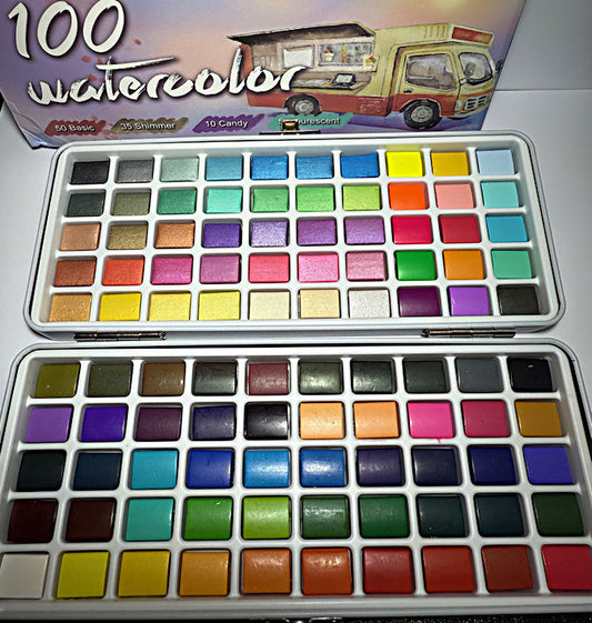 Aquarel/watercolor  (100 colors)