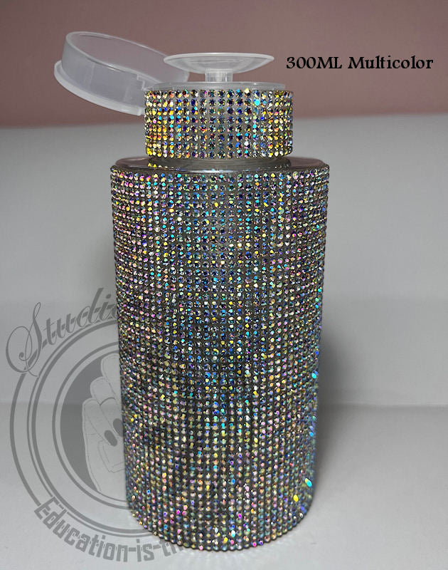 Pompflesje Strass multicolor 300ml