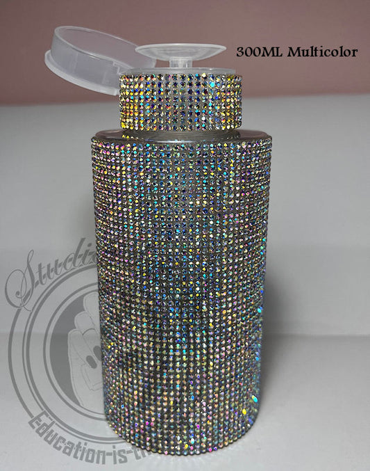 Pompflesje Strass multicolor 300ml
