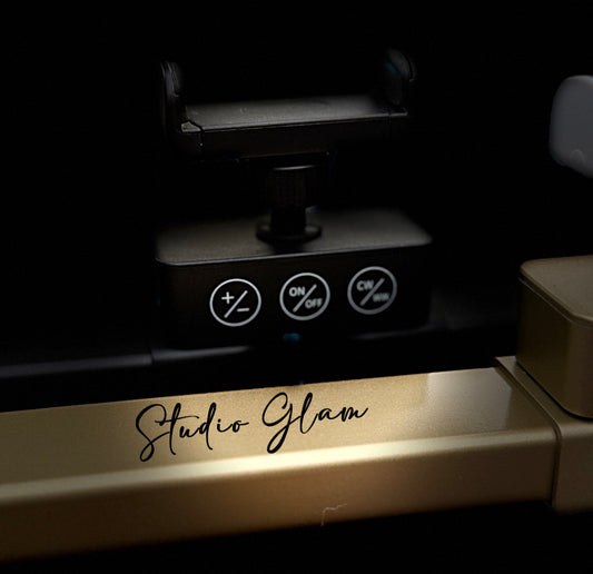 Studio Glam U-shape Tafel lamp Zwart